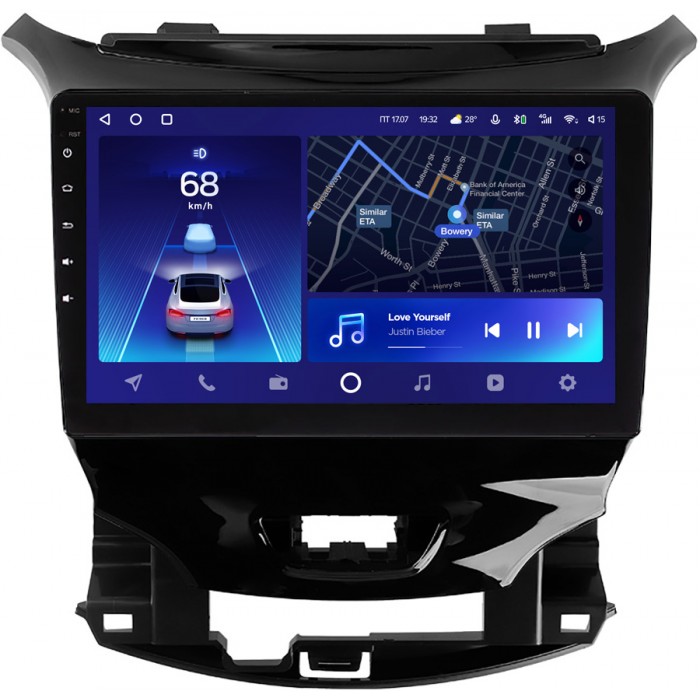 Штатное головное устройство Teyes CC2 PLUS 9 дюймов 3/32 RM-9-2113 для Chevrolet Cruze II 2015-2022 на Android 10 (4G-SIM, DSP, QLed)