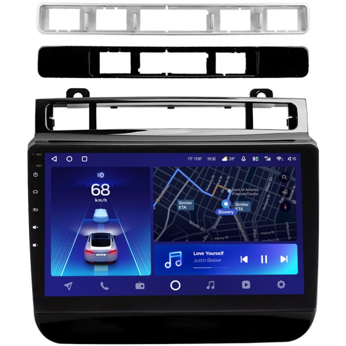 Штатная магнитола Volkswagen Touareg 2010-2018 (Frame A) Teyes CC2 PLUS 9 дюймов 3/32 RM-9-4322 на Android 10 (4G-SIM, DSP, QLed)