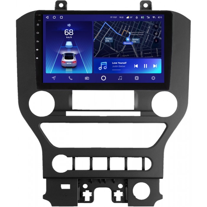 Штатное головное устройство Ford Mustang VI 2014-2022 Teyes CC2 PLUS 9 дюймов 4/64 RM-9-662 на Android 10 (4G-SIM, DSP, QLed)