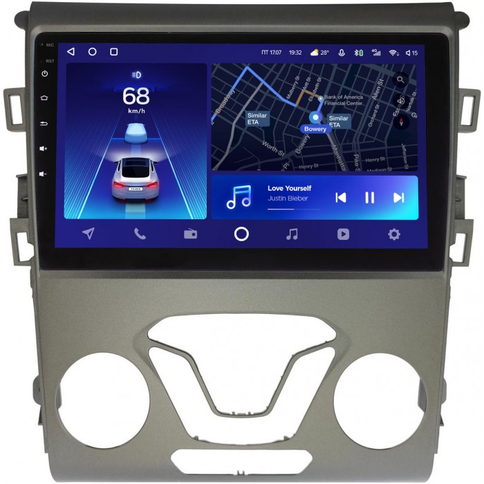 Штатное головное устройство Ford Mondeo V 2014-2022 Teyes CC2 PLUS 9 дюймов 3/32 RM-9-FR096N на Android 10 (4G-SIM, DSP, QLed)