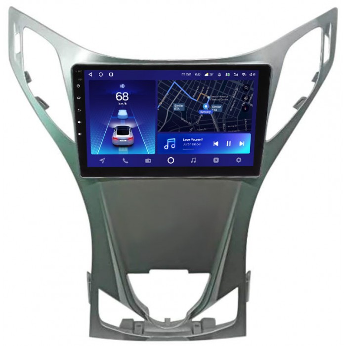 Штатное головное устройство Teyes CC2 PLUS 9 дюймов 6/128 RM-9-Grandeur5 для Hyundai Grandeur V 2011-2016 на Android 10 (4G-SIM, DSP, QLed)