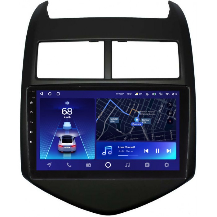 Штатное головное устройство Teyes CC2 PLUS 9 дюймов 6/128 RM-9009 для Chevrolet Aveo II 2011-2015 на Android 10 (4G-SIM, DSP, QLed)
