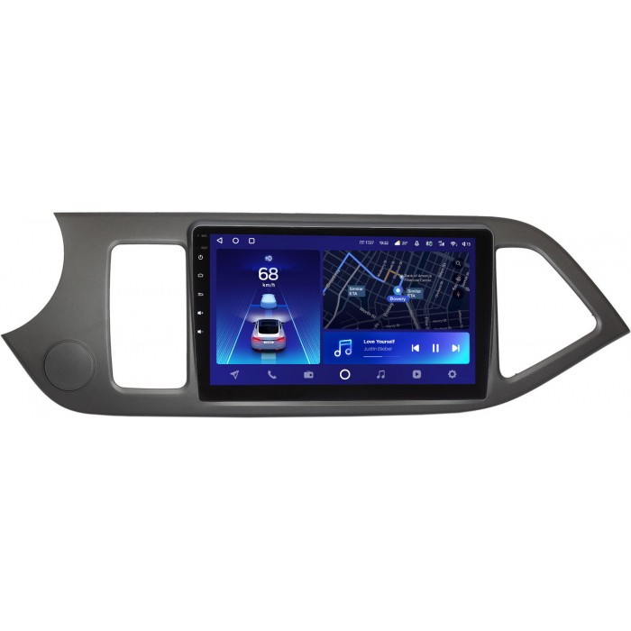 Штатное головное устройство Kia Picanto II 2011-2016 Teyes CC2 PLUS 9 дюймов 6/128 RM-9144 на Android 10 (4G-SIM, DSP, QLed)