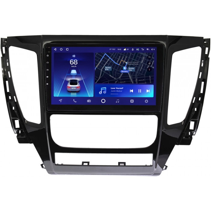 Штатное головное устройство Mitsubishi Pajero Sport III 2015-2021 Teyes CC2 PLUS 9 дюймов 3/32 RM-9155 на Android 10 (4G-SIM, DSP, QLed)