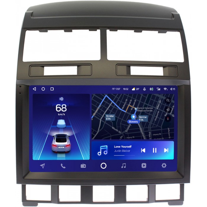 Штатное головное устройство Teyes CC2 PLUS 9 дюймов 6/128 RM-9195 для Volkswagen Touareg 2002-2010 на Android 10 (4G-SIM, DSP, QLed)