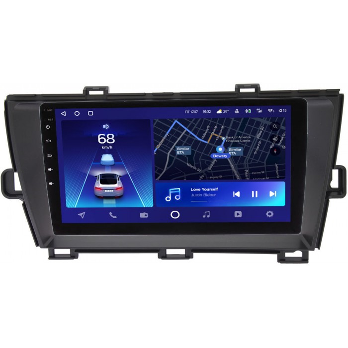 Штатное головное устройство Teyes CC2 PLUS 9 дюймов 4/64 RM-9210 для Toyota Prius III (XW30) 2009-2015 (левый руль) на Android 10 (4G-SIM, DSP, QLed)