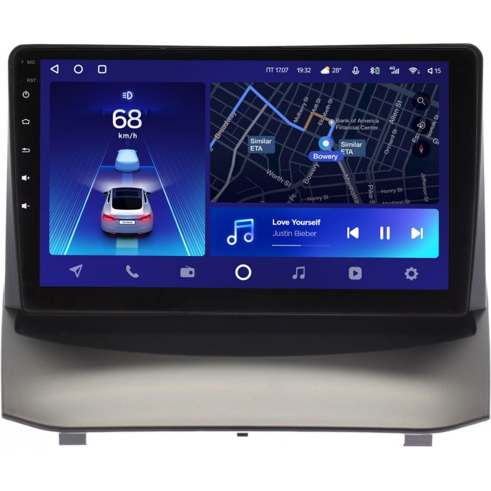 Штатное головное устройство Teyes CC2 PLUS 9 дюймов 3/32 RM-9297 для Ford Fiesta Mk6 2008-2019 на Android 10 (4G-SIM, DSP, QLed)