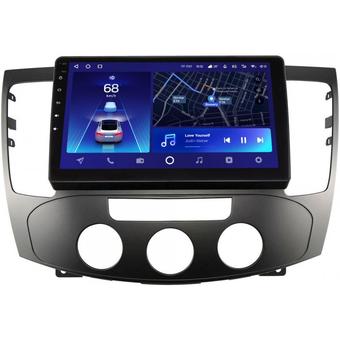 Штатное головное устройство Teyes CC2 PLUS 9 дюймов 6/128 RM-9335 для Hyundai Sonata V (NF) 2008-2010 (авто с кондиционером) на Android 10 (4G-SIM, DSP, QLed)
