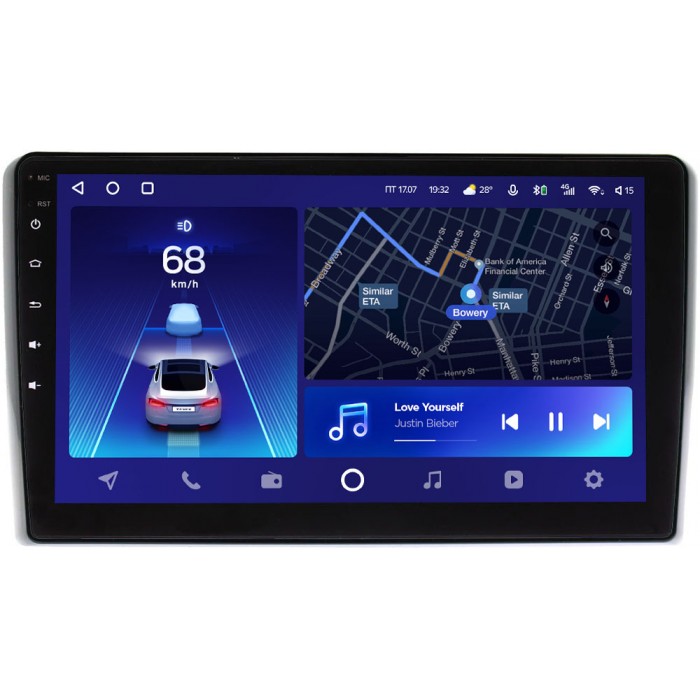 Штатное головное устройство Toyota Aqua 2011-2020 Teyes CC2 PLUS 9 дюймов 6/128 RM-9431 на Android 10 (4G-SIM, DSP, QLed)