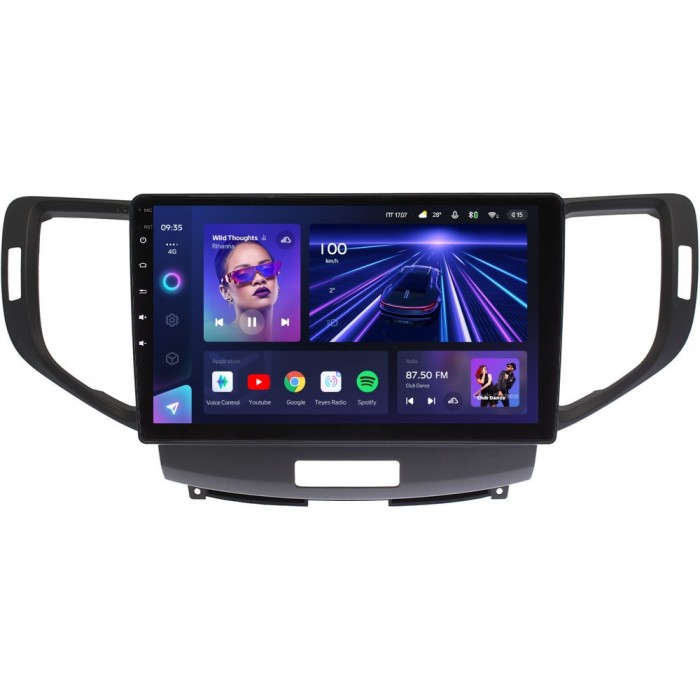 Штатное головное устройство Teyes CC3 9 дюймов 3/32 RM-9-accord для Honda Accord 8 (VIII) RUS 2008-2013 на Android 10 (4G-SIM, DSP, QLed)