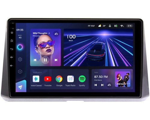 Toyota Corolla XII 2019-2021 Teyes CC3 10 дюймов 4/64 RM-1078 на Android 10 (4G-SIM, DSP, QLed)