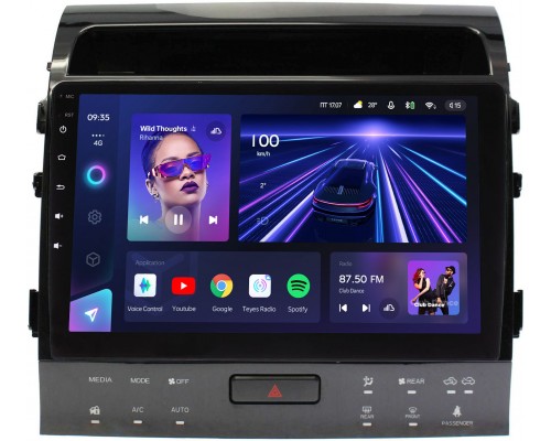 Toyota LC 200 2007-2015 (для авто с JBL и 360) Teyes CC3 10 дюймов 3/32 RM-10-1202 на Android 10 (4G-SIM, DSP, QLed)