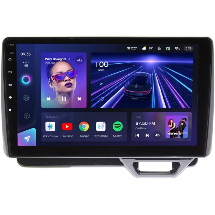 Штатное головное устройство Honda N-BOX II (2017-2021) Teyes CC3 10 дюймов 4/64 RM-10-314 на Android 10 (4G-SIM, DSP, QLed)