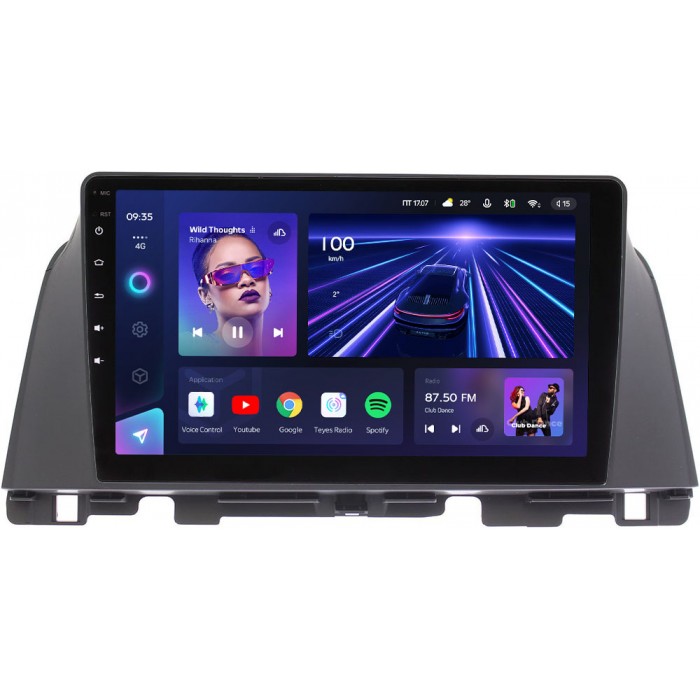 Штатное головное устройство Kia Optima IV 2015-2021 для авто без камеры Teyes CC3 10 дюймов 3/32 RM-10-647 на Android 10 (4G-SIM, DSP, QLed)
