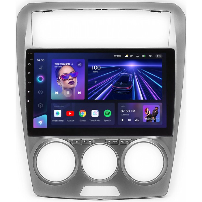 Штатное головное устройство Teyes CC3 10 дюймов 3/32 RM-10-902 для Faw Besturn B50 2009-2014 на Android 10 (4G-SIM, DSP, QLed)