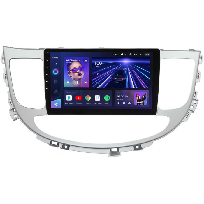 Штатное головное устройство Hyundai Genesis (2008-2013) Teyes CC3 9 дюймов 3/32 RM-9-1074 на Android 10 (4G-SIM, DSP, QLed)