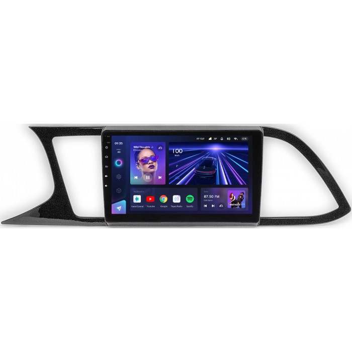 Штатное головное устройство Teyes CC3 9 дюймов 4/64 RM-9-224 для Seat Leon III 2012-2016 на Android 10 (4G-SIM, DSP, QLed)