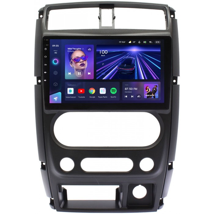 Штатное головное устройство Suzuki Jimny III 2005-2019 Teyes CC3 9 дюймов 4/64 RM-9-357 на Android 10 (4G-SIM, DSP, QLed)