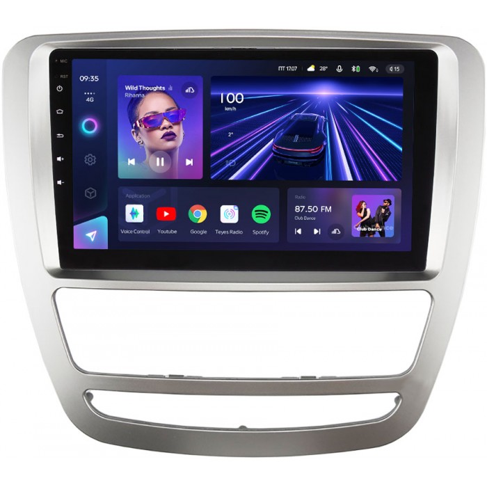 Штатное головное устройство JAC T6 (2015-2021) Teyes CC3 9 дюймов 4/64 RM-9-4282 на Android 10 (4G-SIM, DSP, QLed)