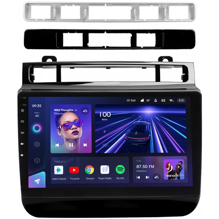 Штатная магнитола Volkswagen Touareg 2010-2018 (Frame A) Teyes CC3 9 дюймов 3/32 RM-9-4322 на Android 10 (4G-SIM, DSP, QLed)