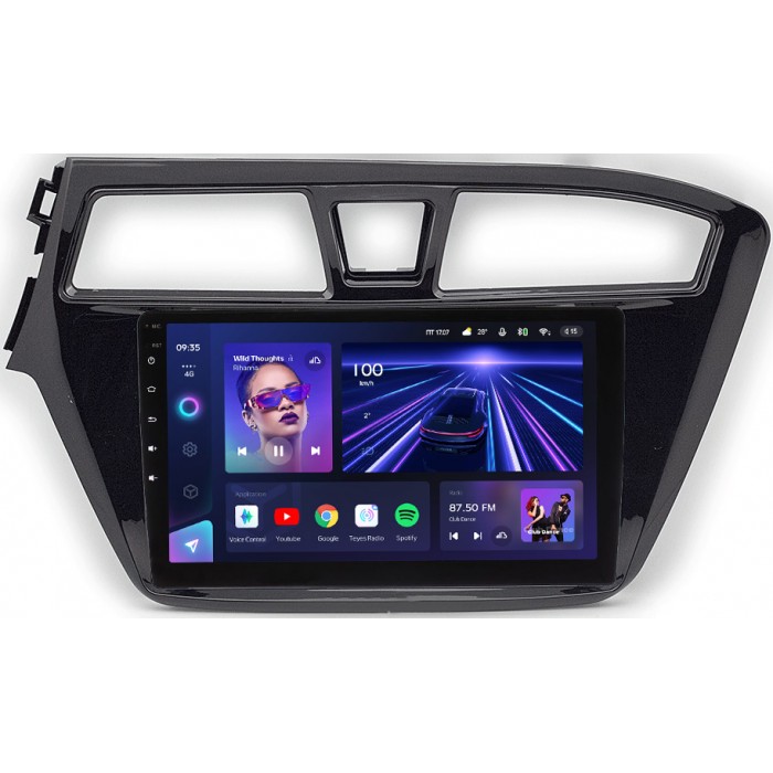 Штатное головное устройство Hyundai i20 II 2014-2018 Teyes CC3 9 дюймов 4/64 RM-9-578 на Android 10 (4G-SIM, DSP, QLed)