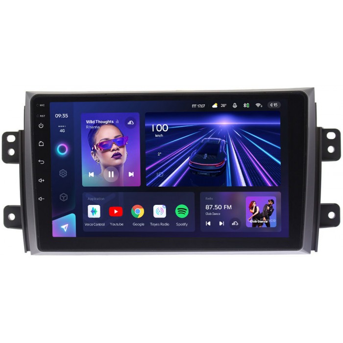 Штатное головное устройство Suzuki SX4 I 2006-2014 Teyes CC3 9 дюймов 3/32 RM-9035 на Android 10 (4G-SIM, DSP, QLed)