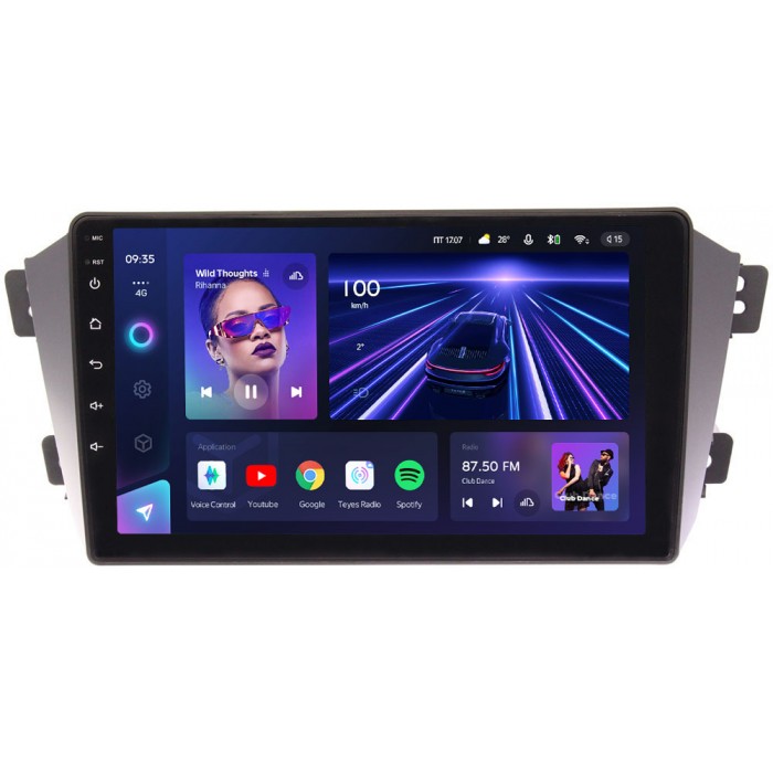 Штатное головное устройство Teyes CC3 9 дюймов 6/128 RM-9055 для Geely Emgrand X7 2011-2018 на Android 10 (4G-SIM, DSP, QLed)