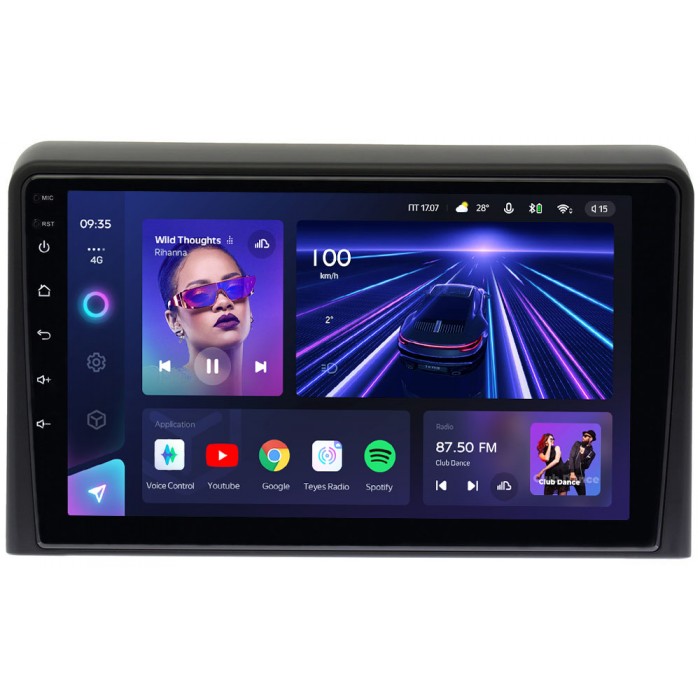 Штатная магнитола Teyes CC3 9 дюймов 3/32 RM-9079 для Hyundai Sonata VII (LF) 2017-2019 на Android 10 (4G-SIM, DSP, QLed)