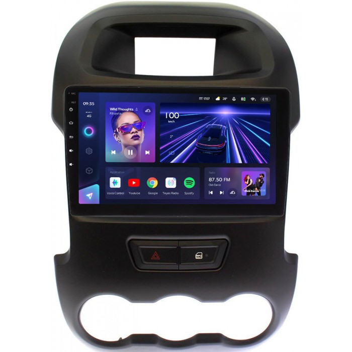 Штатное головное устройство Ford Ranger III 2012-2015 Teyes CC3 9 дюймов 4/64 RM-9165 на Android 10 (4G-SIM, DSP, QLed)