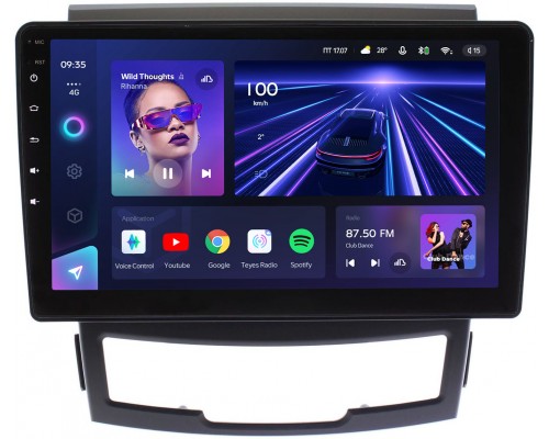 SsangYong Actyon II 2010-2013 Teyes CC3 9 дюймов 3/32 RM-9184 на Android 10 (4G-SIM, DSP, QLed)