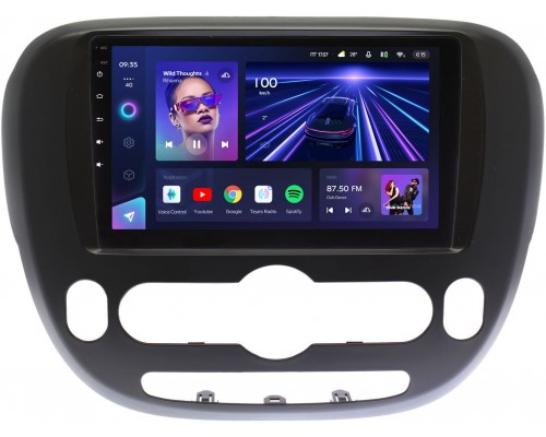 Kia Soul II 2013-2019 (с климат-контролем) Teyes CC3 9 дюймов 3/32 RM-9390 на Android 10 (4G-SIM, DSP, QLed)