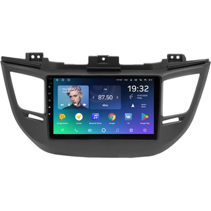 Штатное головное устройство Teyes SPRO PLUS 9 дюймов 4/64 RM-9-064-1 для Hyundai Tucson III 2015-2018 на Android 10 (4G-SIM, DSP, IPS) для авто с камерой