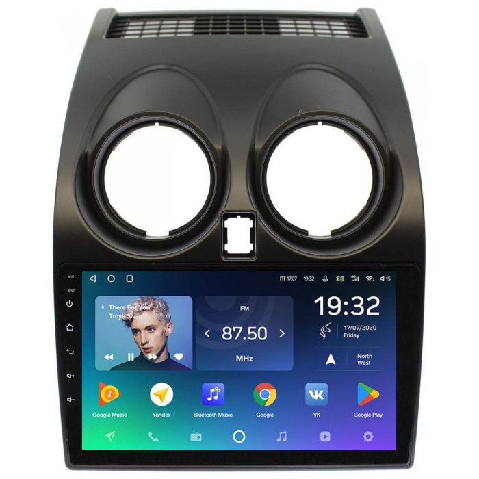 Штатное головное устройство Teyes SPRO PLUS 9 дюймов 6/128 RM-9007 для Nissan Qashqai I 2007-2013 на Android 10 (4G-SIM, DSP, IPS)