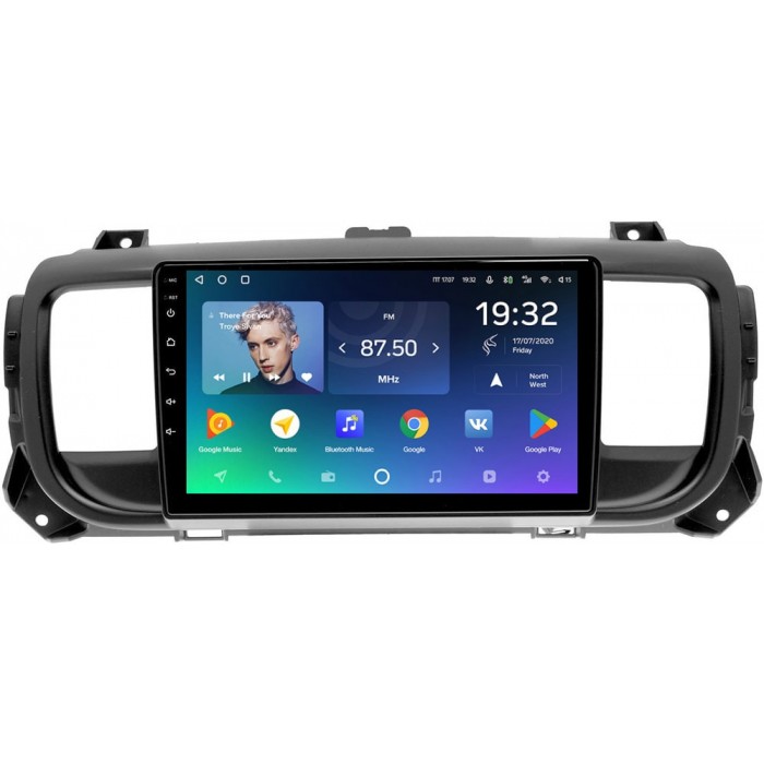 Штатное головное устройство Teyes SPRO PLUS 9 дюймов 6/128 RM-9296 для Citroen SpaceTourer I, Jumpy III 2016-2021 на Android 10 (4G-SIM, DSP, IPS)