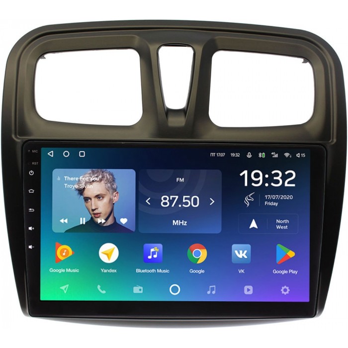 Штатное головное устройство Renault Logan II 2013-2020, Sandero II 2013-2020 Teyes SPRO PLUS 10 дюймов 3/32 RM-1090 на Android 10 (4G-SIM, DSP, IPS)