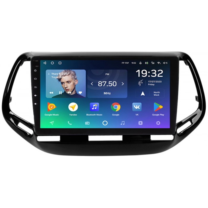 Штатное головное устройство Teyes SPRO PLUS 10 дюймов 4/64 RM-10-3500 для Jeep Compass II 2017-2022 на Android 10 (4G-SIM, DSP, IPS)