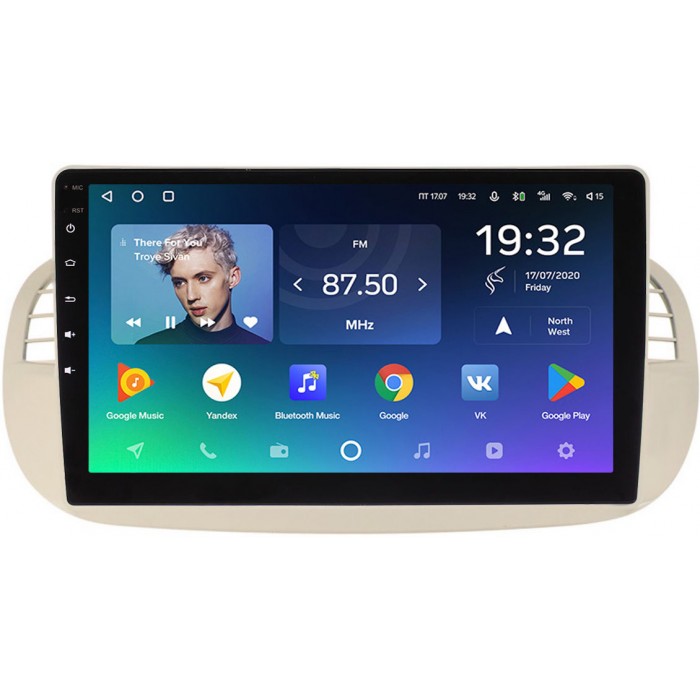 Штатное головное устройство Fiat 500 II 2007-2015 Teyes SPRO PLUS 9 дюймов 3/32 RM-9-2805 на Android 10 (4G-SIM, DSP, IPS)