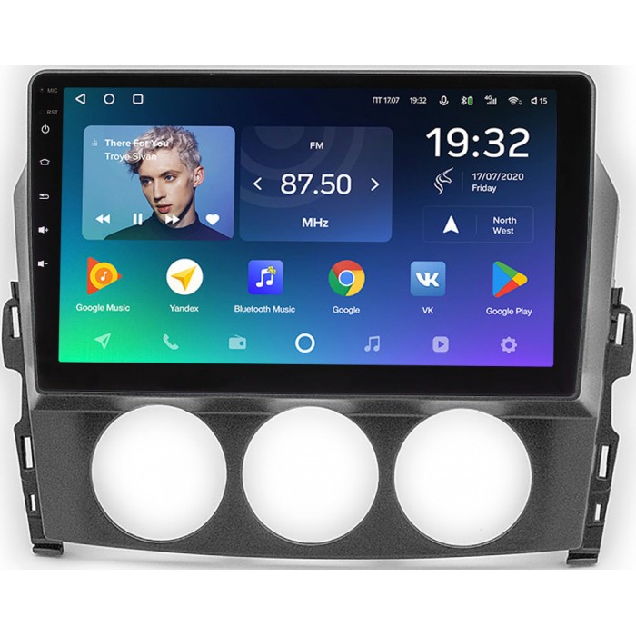 Штатное головное устройство Teyes SPRO PLUS 9 дюймов 4/64 RM-9-519 для Mazda MX-5 III (NC) (2005-2015) на Android 10 (4G-SIM, DSP, IPS)