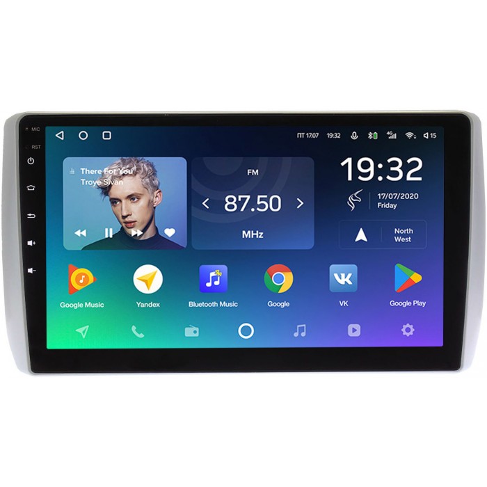 Штатное головное устройство Teyes SPRO PLUS 9 дюймов 4/64 RM-9-666 для Toyota Ist II (2007-2016) на Android 10 (4G-SIM, DSP, IPS)