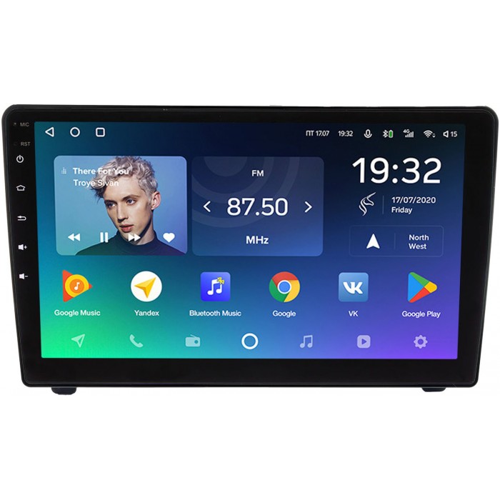 Штатное головное устройство Teyes SPRO PLUS 9 дюймов 6/128 RM-9-6716 для Peugeot 407 2004-2010 (черная) на Android 10 (4G-SIM, DSP, IPS)