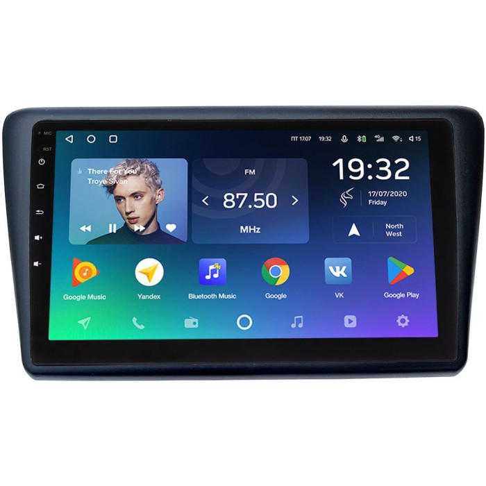 Штатное головное устройство Teyes SPRO PLUS 9 дюймов 4/64 RM-9417 для Skoda Rapid 2012-2020 на Android 10 (4G-SIM, DSP, IPS)