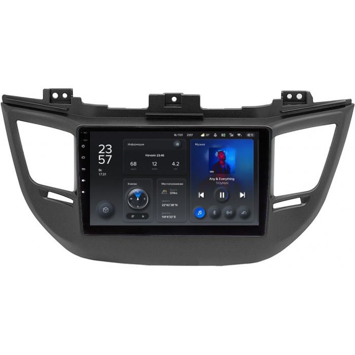 Штатное головное устройство Teyes X1 WIFI 9 дюймов 2/32 RM-9-064-1 для Hyundai Tucson III 2015-2018 на Android 8.1 (DSP, IPS, AHD) для авто с камерой