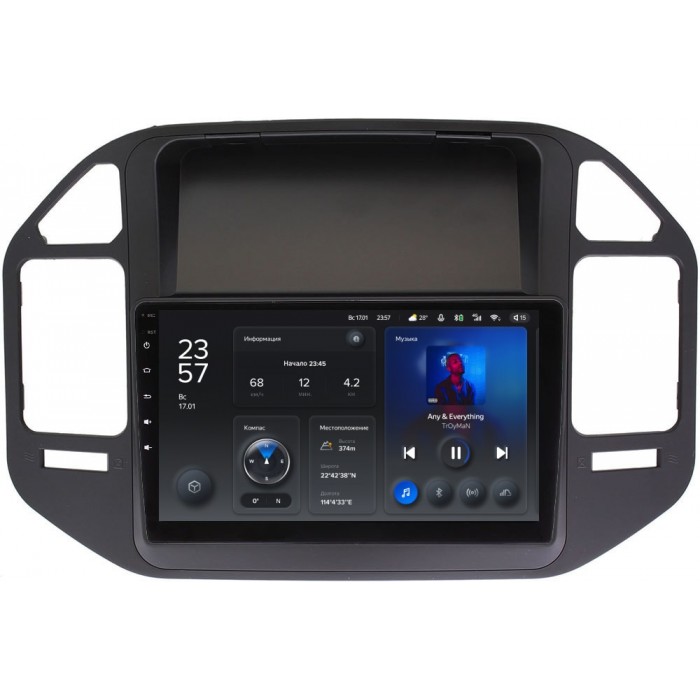 Штатное головное устройство Teyes X1 WIFI 9 дюймов 2/32 RM-9-266 для Mitsubishi Pajero III 1999-2006 на Android 8.1 (DSP, IPS, AHD)