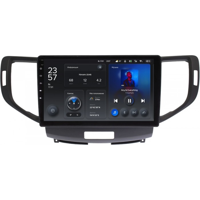 Штатное головное устройство Teyes X1 9 дюймов 2/32 RM-9-accord для Honda Accord 8 (VIII) RUS 2008-2013 на Android 10 (4G-SIM, DSP)