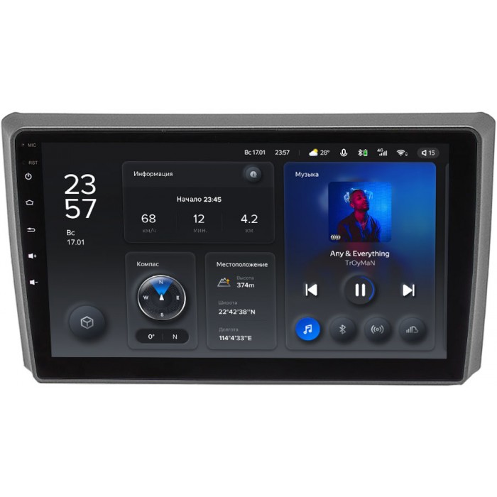 Штатная магнитола Honda Element (2002-2008) Teyes X1 WIFI 10 дюймов 2/32 RM-10-1444 на Android 8.1 (DSP, IPS, AHD)