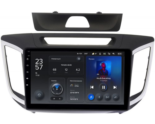 Hyundai Creta 2016-2021 Teyes X1 10 дюймов 2/32 RM-1028 на Android 10 (4G-SIM, DSP) для авто без камеры