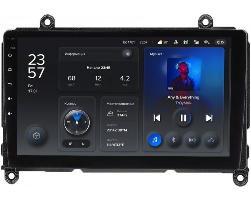 Toyota HiAce (H300) 2019-2022 Teyes X1 WIFI 9 дюймов 2/32 RM-9-260 на Android 8.1 (DSP, IPS, AHD)