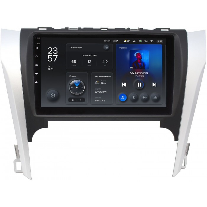 Штатное головное устройство Teyes X1 WIFI 9 дюймов 2/32 RM-9-3103 для Toyota Camry V50 2011-2014 (9 дюймов) на Android 8.1 (DSP, IPS, AHD)