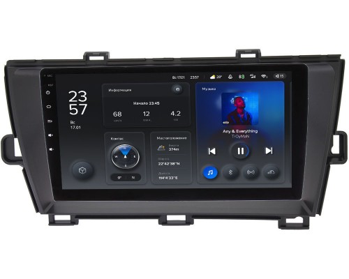 Toyota Prius III (XW30) 2009-2015 (левый руль) Teyes X1 WIFI 9 дюймов 2/32 RM-9210 на Android 8.1 (DSP, IPS, AHD)