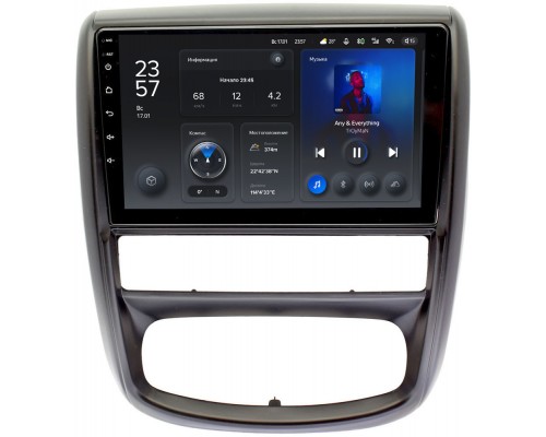 Renault Duster 2010-2015 Teyes X1 9 дюймов 2/32 RM-9275 на Android 10 (4G-SIM, DSP)